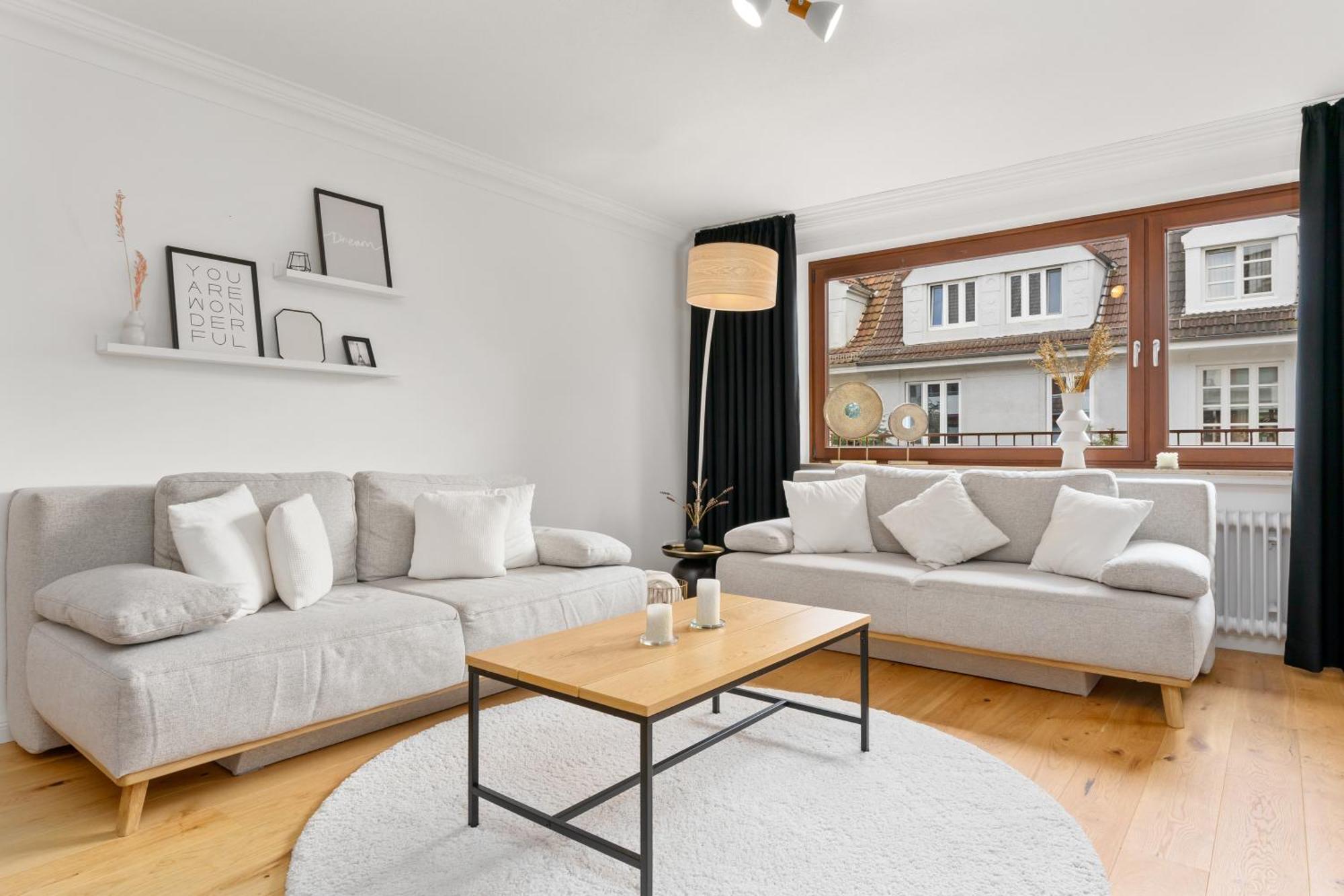 Mel&Bens Modern Oak-Apartments Fuer Bis Zu 12 Personen Bremen Luaran gambar