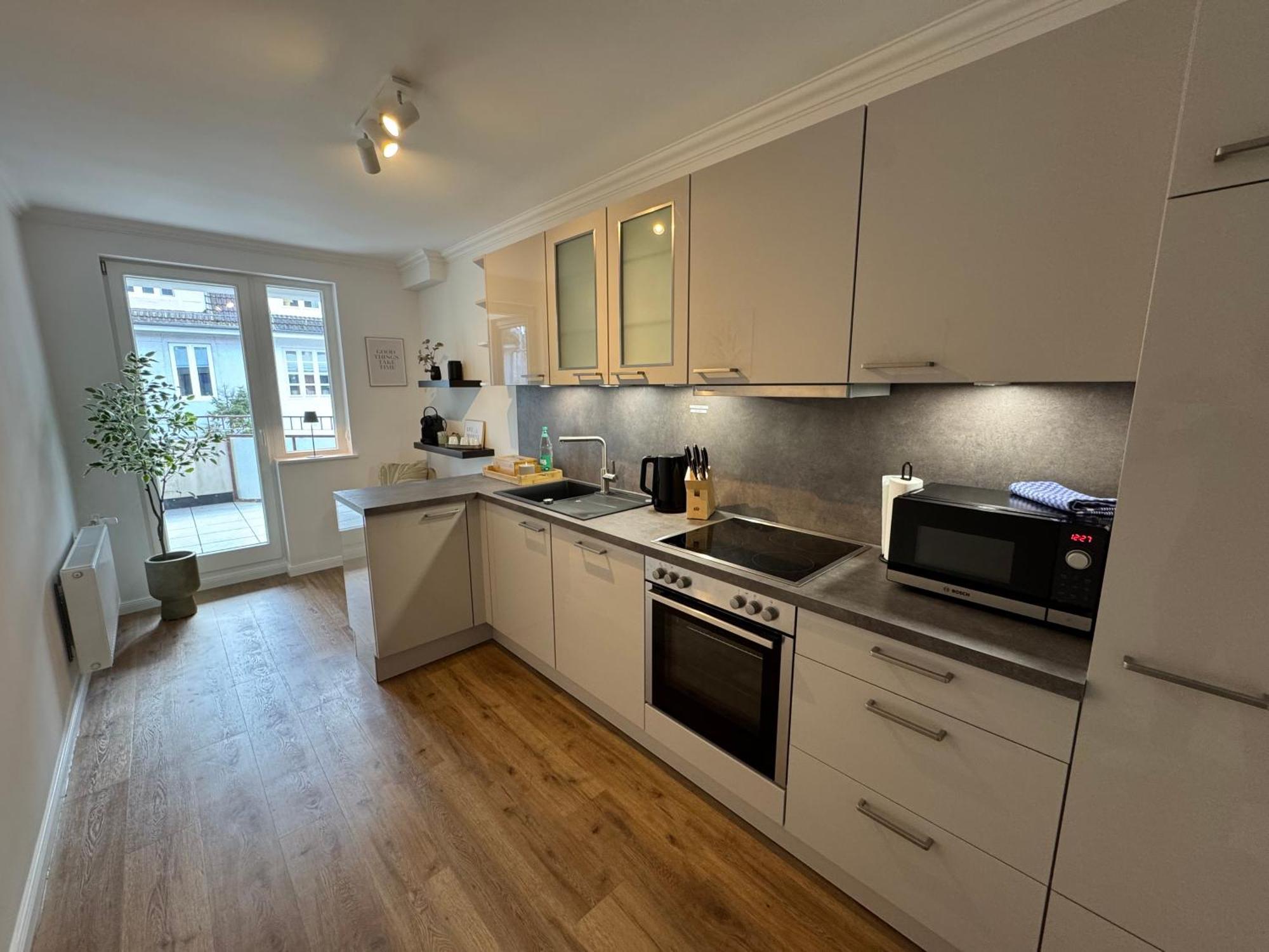 Mel&Bens Modern Oak-Apartments Fuer Bis Zu 12 Personen Bremen Luaran gambar