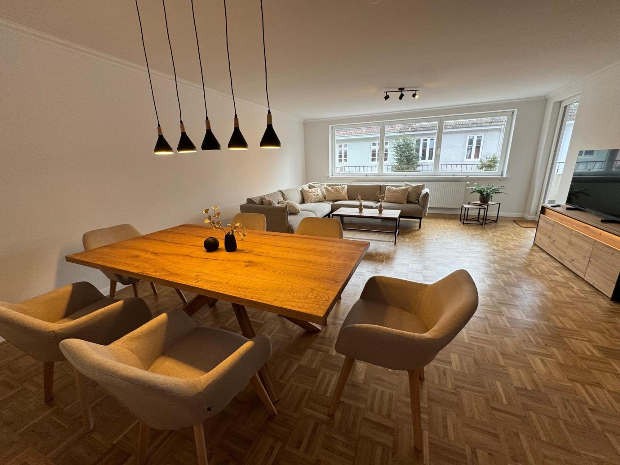 Mel&Bens Modern Oak-Apartments Fuer Bis Zu 12 Personen Bremen Luaran gambar