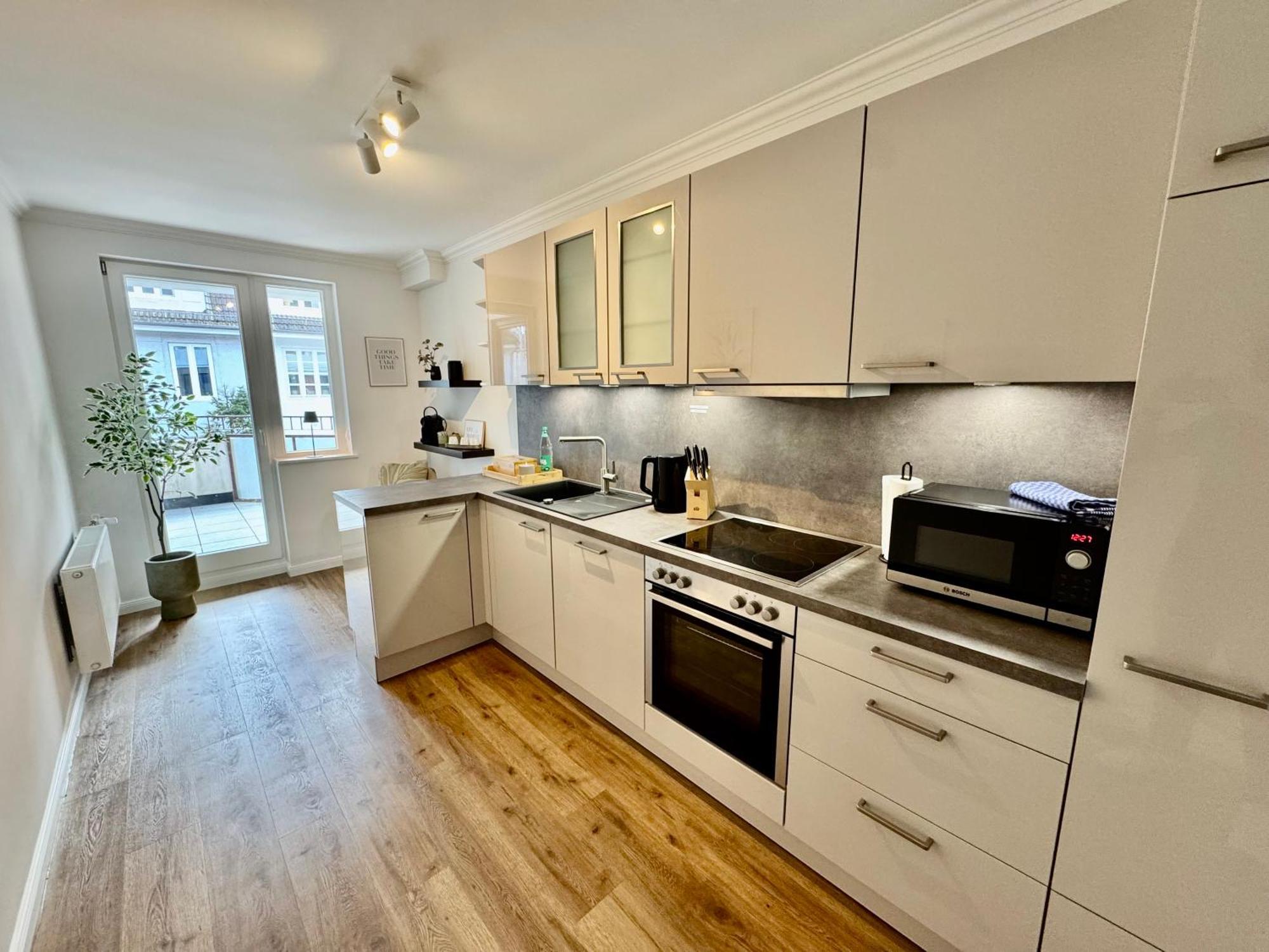 Mel&Bens Modern Oak-Apartments Fuer Bis Zu 12 Personen Bremen Luaran gambar